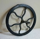 Antique Singer Sewing Machine Treadle Base 12  Drive Spoked Wheel Steam Punk