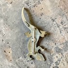 Vintage 1988 Jj Jonette Jewelry Southwestern Lizard Gecko Brooch   Pin Pewter