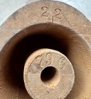 Antique Vintage H b   D Co  Wooden Hat Form Block Mold Millinery Style Size 22