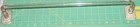 Vintage Clear Glass Curtain Rod Towel Bar With Brackets Mcm Trailer Deco Kitchen