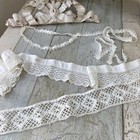 5 5 Yards Handmade Antique Vintage Vtg French Lace Trim Passementerie Ribbon Cl