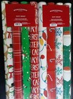 Christmas 4 Roll Wonder Shop Gift Wrap 40  X 9 Feet 125 Sq  Ft  Total