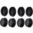 4 X Camera Body Caps   Rear Lens Caps Cover For All Nikon F-mount Lenses