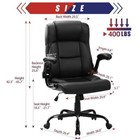 Big And Tall Office Chair 400lbs Wide Seat Ergonomic Computer Desk Chair High B