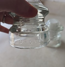 Lot Of 2 Vintage Hemingray D-510 Made In Usa Clear Glass Electric Insulator