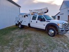 2012 Ford F550 Crew Cab Only 90k 6 7l  Articulaing Bucket