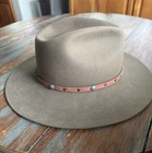 Vtg Resistol Fur Felt Western Fedora Rancher Cowboy Hat Size 7 Brown 1970s Usa