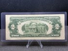 1928 G  2 Legal Tender Red Seal Note Us Currency Two Dollar 1928g Bill Z122
