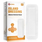 Sterile Bordered Gauze Pads 4 x10  - 25ct Wound Care Dressings For First Aid