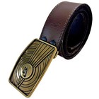 Nike Golf Men   s Dunk Inspired Plaque Leather Casual Dress Belt  New