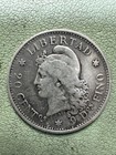 1882 Argentina 20 Cents World Silver Coin  900  1447 Asw