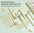 Buttery Blends Brush Set 18pcs Face eye Makeup Brushes Set Labeled