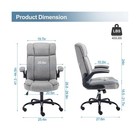Office Chair High Back Ergonomic Executive Computer Desk Chair Comfortable Fa   