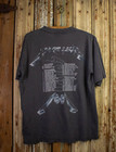 Vintage Metallica Black Album Tour Concert T Shirt 1991 Charcoal