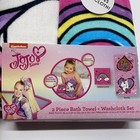 Jojo Siwa 2 Piece Bath Towel   Washcloth Set By Nickelodeon New With Tags