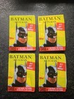 lot Of 4  Vintage 1991 Topps Batman Returns Trading Cards 8 pack  Sealed