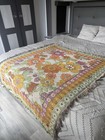 Floral Ditsy Woven Jacquard Tapestry Throw Blanket 50x60