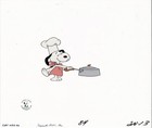 Charlie Brown Thanksgiving Peanuts Cel And Drawing 1973 Schulz Snoopy T846