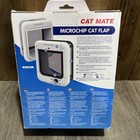 Cat Mate Microchip Cat Flap Pet Door 35mm  1 3 8   To 50mm  2     Model 360w-us