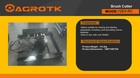 Mini Excavator Mower Brush Cutter   12ex-rc