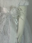 White Lace Baptism Dress Baby Girl Size 2 Christening Bautizo Made In  Mexico