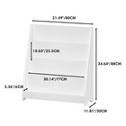 4-tier Bookshelf kids Book Display Shelves toy Storage Organizer For Kids Room P