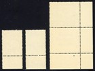 Israel 1951 Jewish National Fund Scott  48-50 Full Tabs Mint Xf Og Nh Pristine