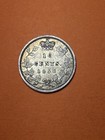 1858 Canada Silver 10 Cents  a3149 
