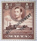 Travelstamps  1948 Malta Stamps   King George Vi   Mint  Og  Hinged  Op  1 2d
