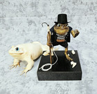 Real Cane Toad And Bullfrog Taxidermy  Captain Ahab And Moby Dick