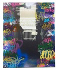 New York City Subway Graffiti Street Art Painting Photography Artwork B w Color