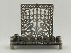 Handmade Judaica Small Hanukkah Menorah Sterling 925 Rare Vintage