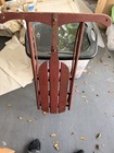 Vintage Wood Sled 35 In Lightning  Glider Snow Sled Christmas Decorations