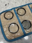 Prinz Filter Soft Case Lot W  Vtg Camera Lens Filters Hoya Quantaray