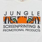 Vintage 90s Jungle Screen Print Graphic Tee Tiger T-shirt Top White Mens Size L