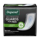 Depend Guards Incontinence Pads For Men  Maximum Absorbency  52 Count Free Ship