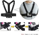 Head Strap  Chest Strap Mount Accessories For Gopro Hero 3 4 5 6 7 8 Max 9