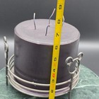 Disney Mickey Mouse Round Wrought Iron Candle Holder 4 Wick Purple Pillar