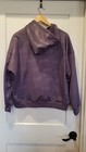 Adidas Women s Shadow Violet Embossed Monogram Fleece Hoodie  Size M