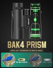 Bebang 10x42 Binoculars Waterproof High Power For Birding Hunting Stargazing
