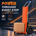 1300w Electric Stair Climbing Moving Dolly Hand Truck Dolly 900lbs Heavy Duty