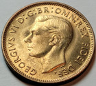 1951 Great Britain One 1 Farthing Coin - George V I - Uk - Km 867 - Unc