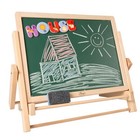 Wood Double-sided Tabletop Easel 80 Pc Activity Set For Kids - Childrens Magn   