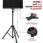 Heavy Duty Speaker Stands Pair Height Adjustable Dj Pa Tripod Mount Black
