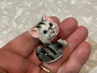Rare Playful Kitten Porcelain Cat      Mint Made In Japan Vintage Antique      Look 