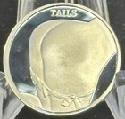 5 - 999 Fine Silver Bullion Round - Heads Tails 3 1gm 1 10 Troy Ounce