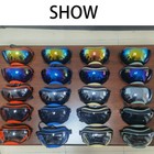 Magnetic Lenses Dog Goggles Sunglasses Windproof Uv Snow Protection Eyewear New