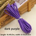 5m Faux Suede Fabric String Rope Cord Diy Necklace Bracelet Handcraft Making