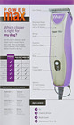 Oster Pro Series Powermax 2-speed Pet Dog Cat Home Grooming Cutting Clippers