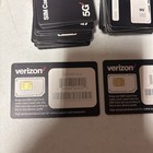 Lot Of 47 Verizon Sim Card Postpaid prepaid  5g Nano Sim Card 